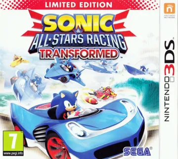 Sonic & All-Stars Racing Transformed(USA) box cover front